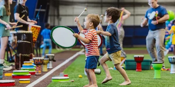 Kid Drumming